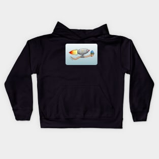 Rocket Worm Kids Hoodie